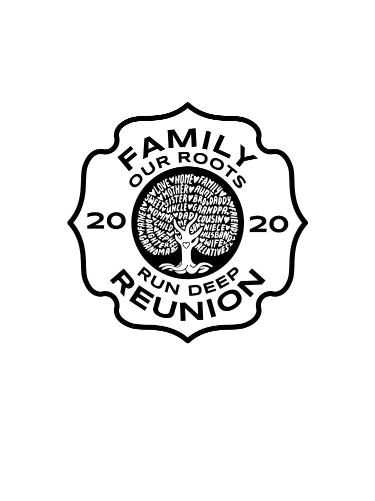 Family Reunion 2020 Matching Tree Roots Run Deep Celebration by CreatedByHeidi