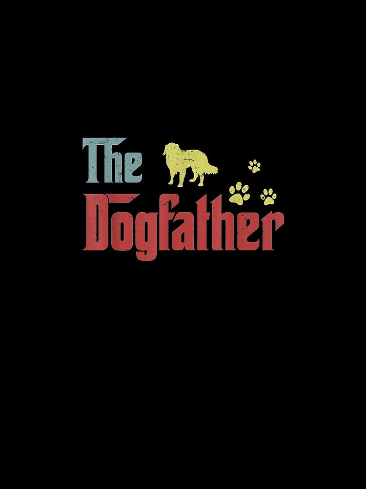 The Dogfather Funny Dog Funny Australian Shepherd by sheilase