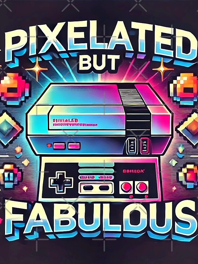 Retro Gaming Art | Pixelated But Fabulous NES by Guesso