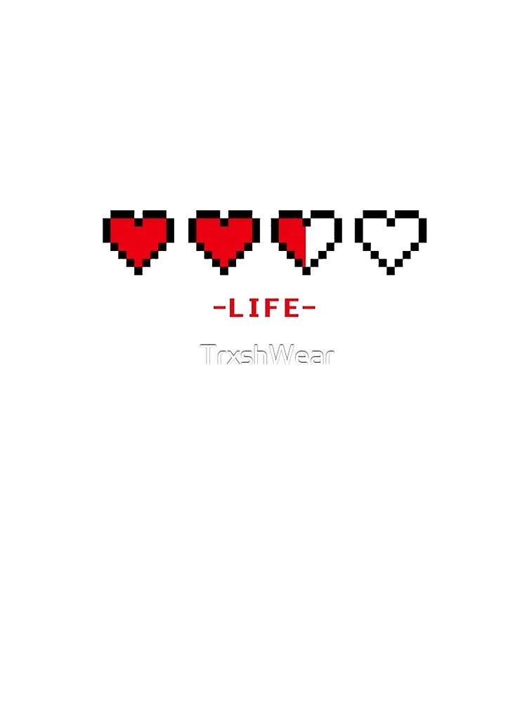 Low Life Hearts Retro Gaming Y2K Aesthetic by TrxshWear