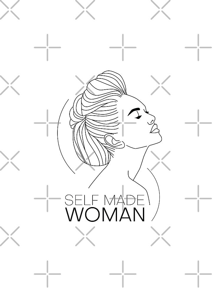self made woman - illustration by cruzzcreation