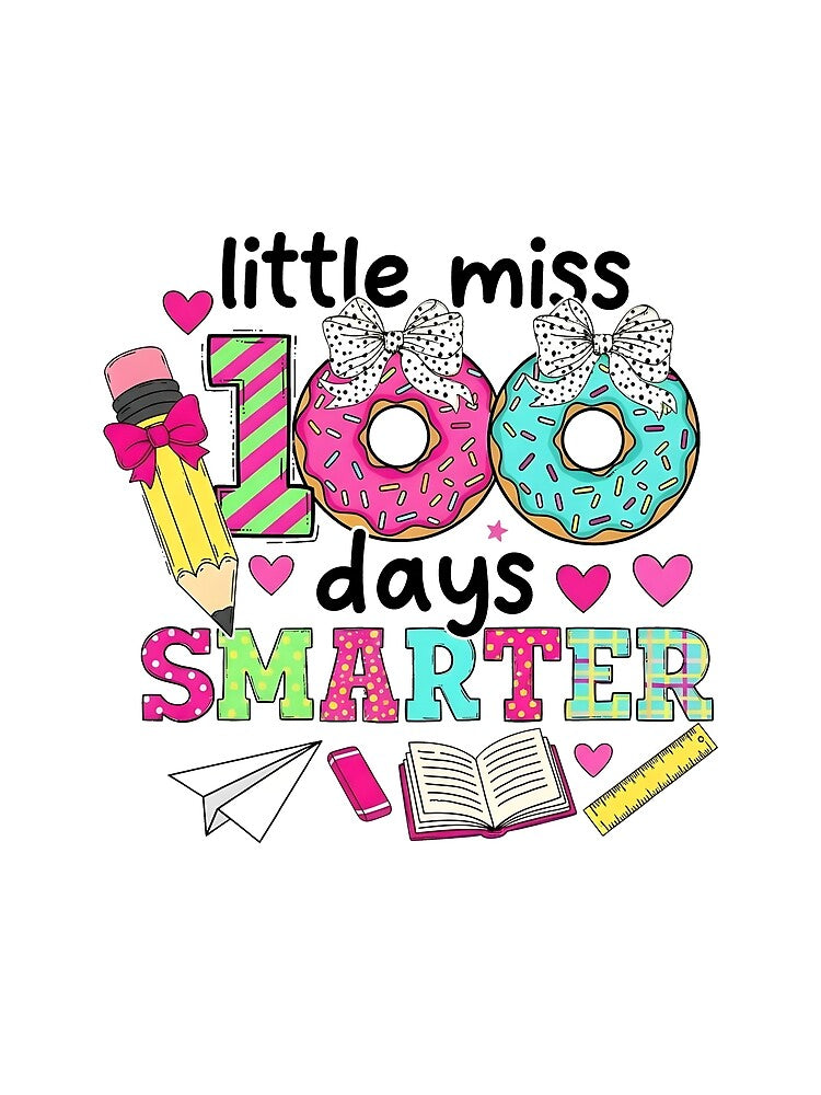 Little Miss 100 Days Smarter School Girls by KroghDs