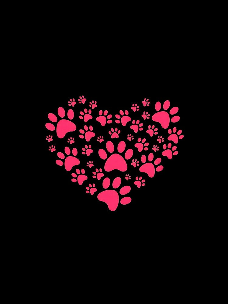 Dog Paw Heart by Dmo3HarkoArt