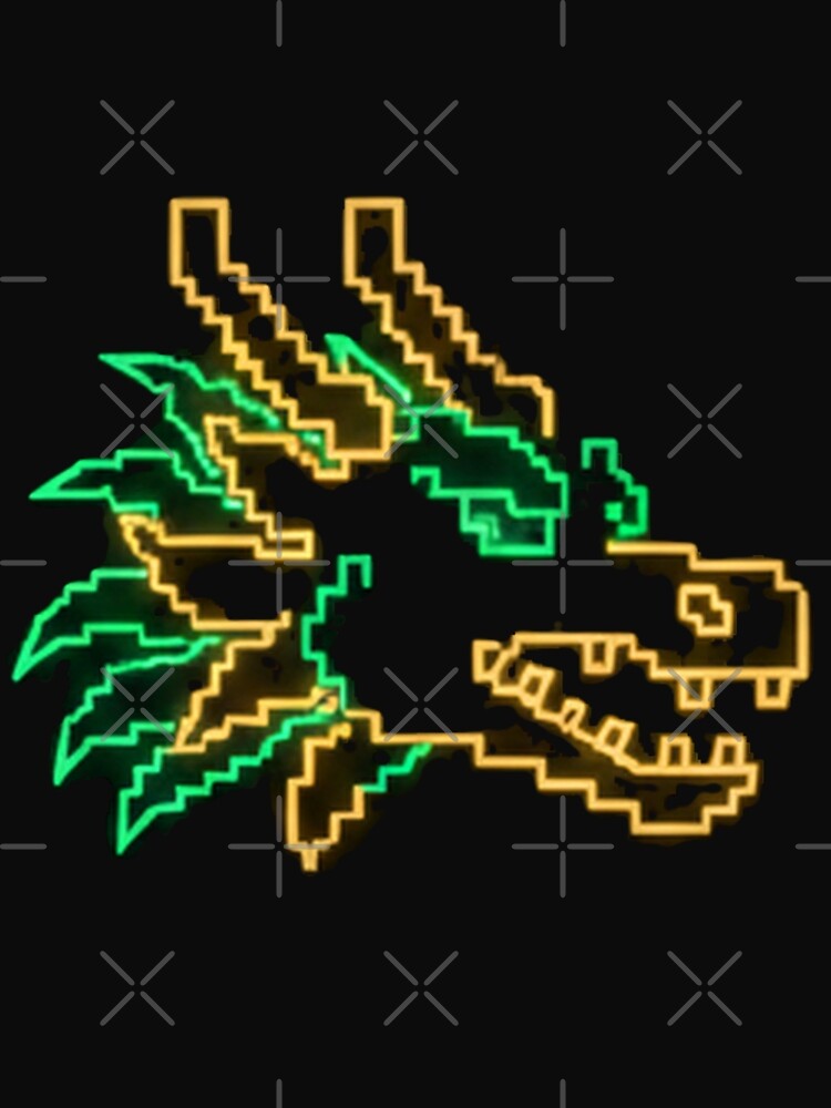 Pixel Dragon – Retro Gaming Beast by Revyra Design