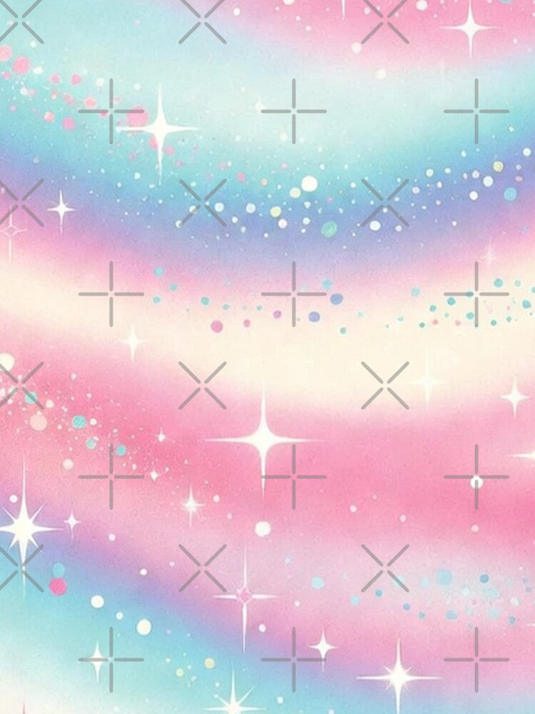 Pink Blue Glitter Waves by SassyArtistry