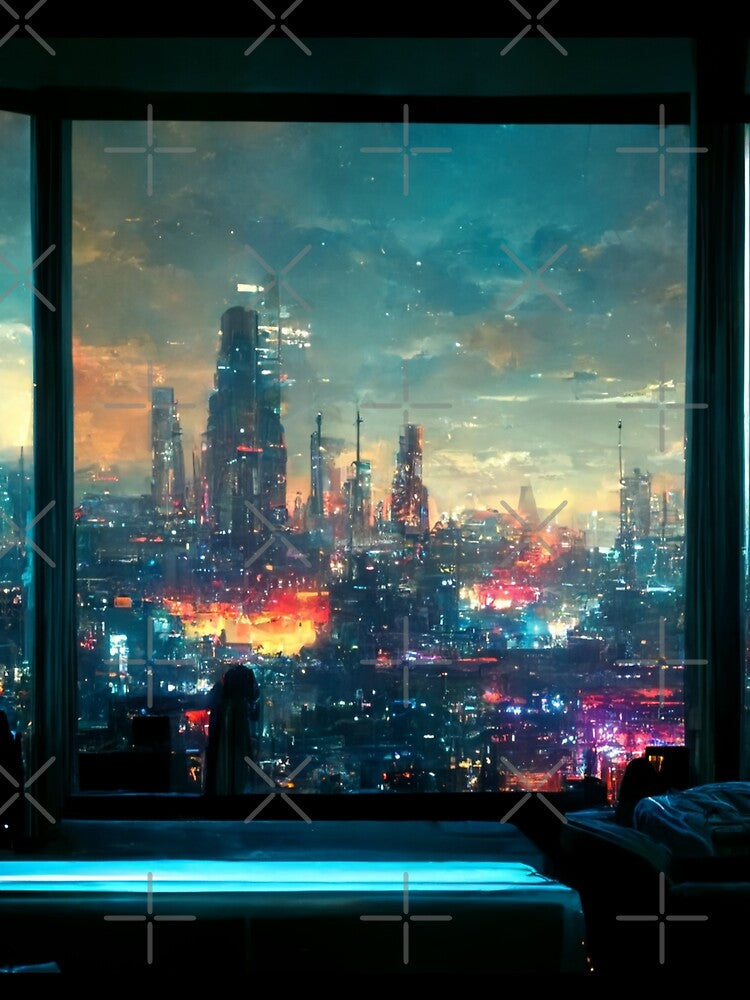 Cyberpunk City View by JABG-01