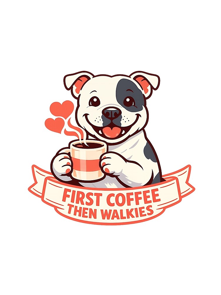 Cute Coffee Lover Puppy by BestFriendTees