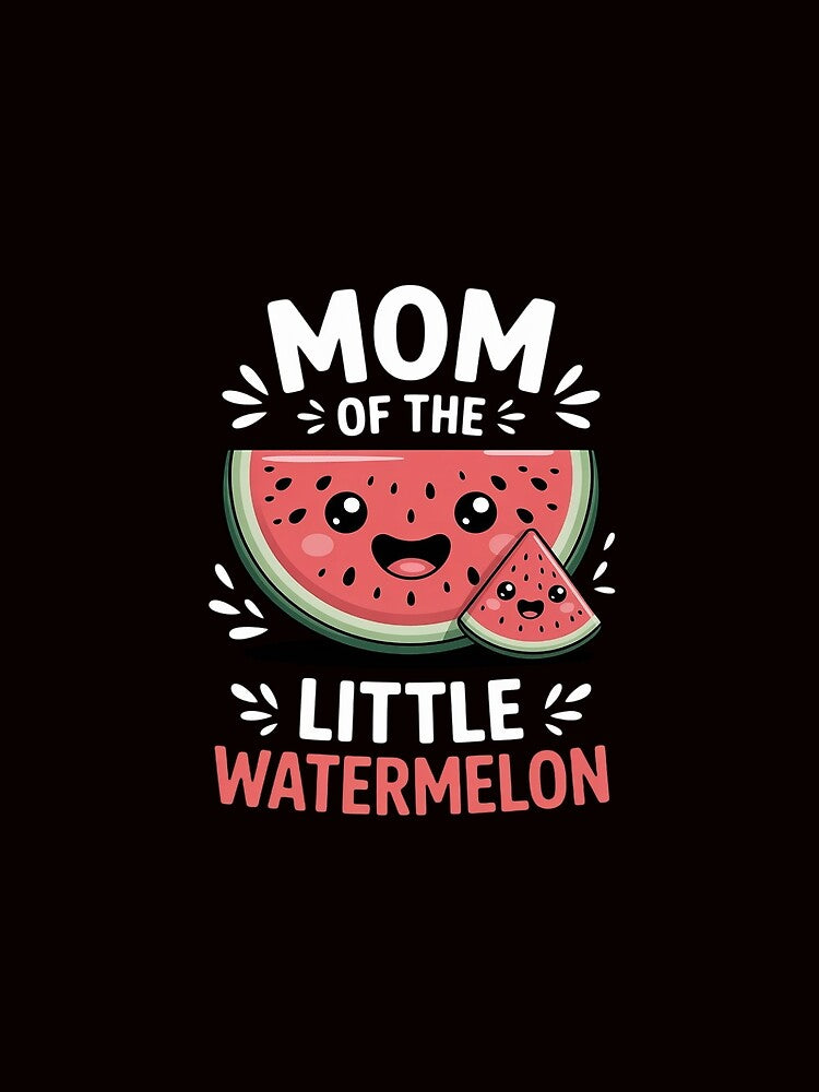 Mom Of The Little Watermelon Melon Family Matching by RopboxRone