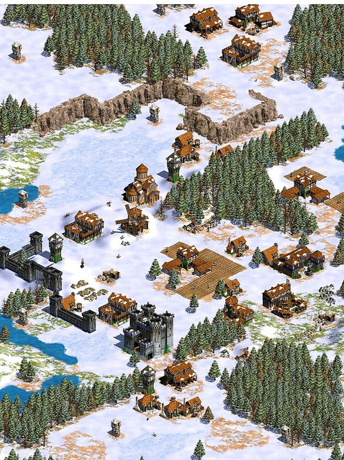 Age of Empires snowy landscape by sulingen07