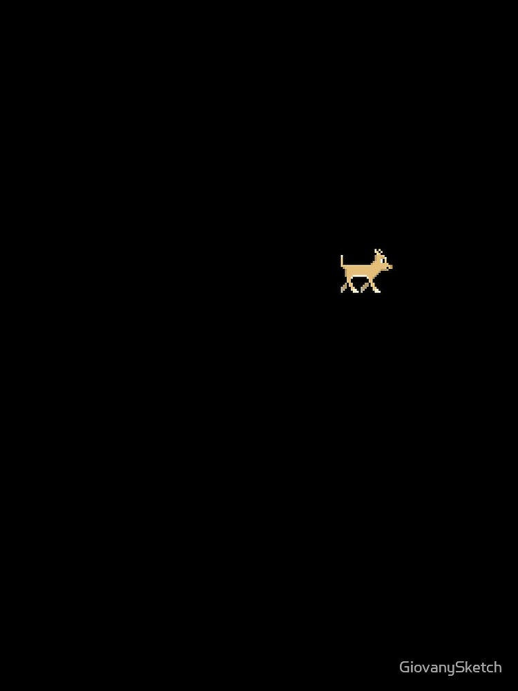 Canelito Cute Dog Pixel Art by GiovanySketch