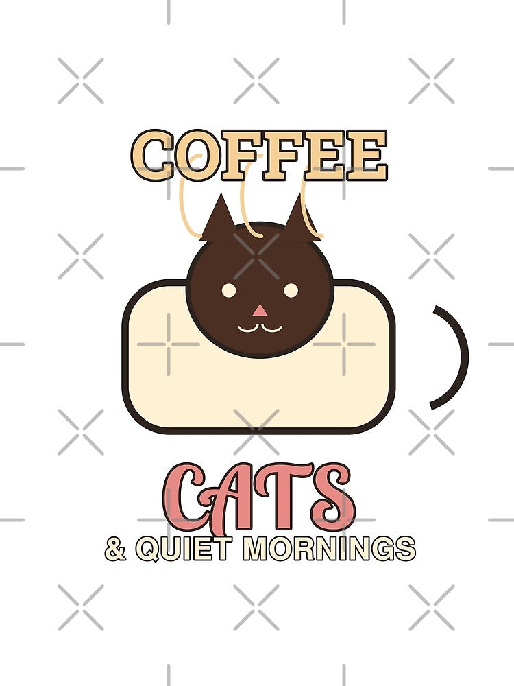 Coffee Cats and Quiet Mornings by Cozy Oddities Studio