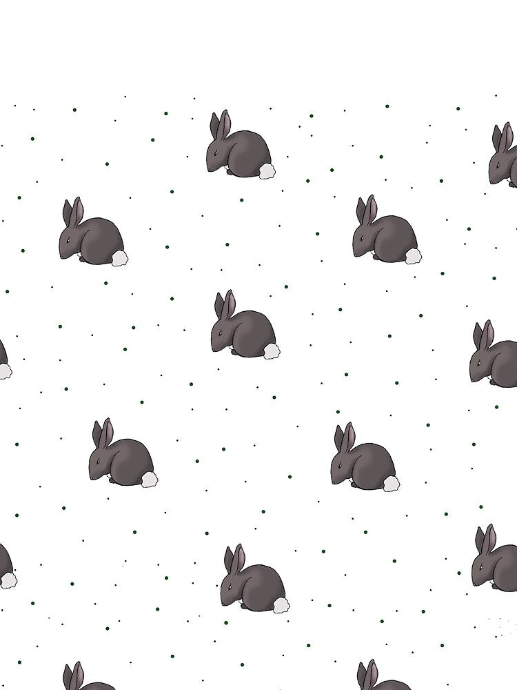 rabbits bunnies dot pattern by OrchardHouseC