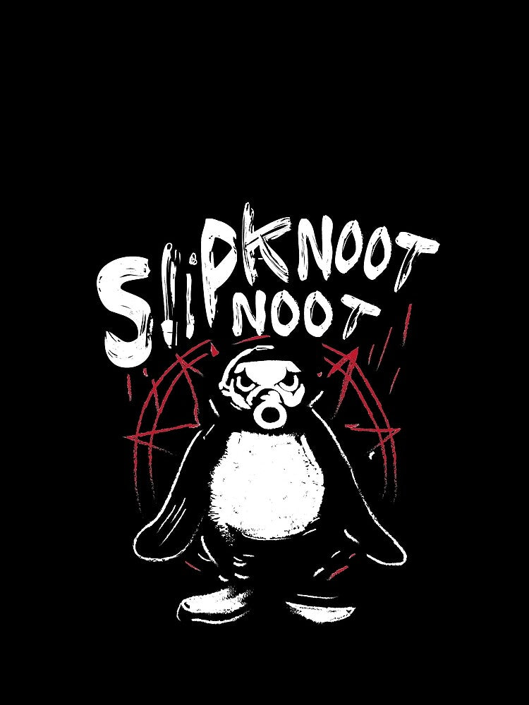 Slipknoot noot penguin death metal goth hard rock by Lenny Stahl