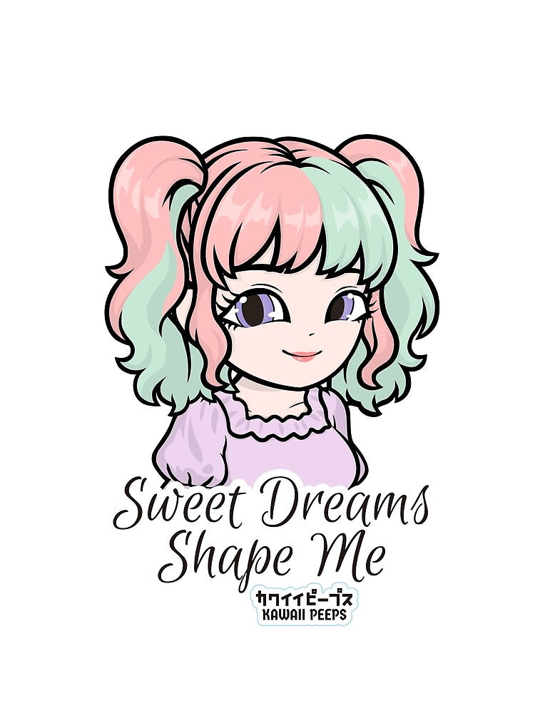 Pastel Power Crew – Pastel Kawaii Soft Girl Aesthetic Design | Sweet Dreams Shape Me by P-L-Sardines