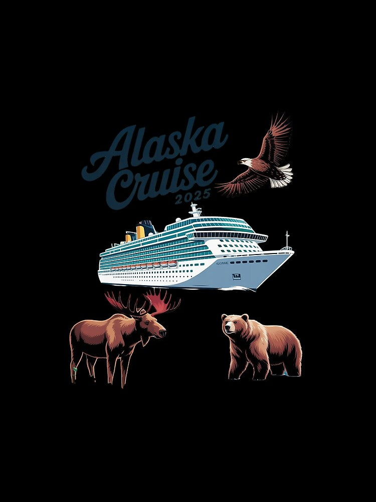 Alaska Cruise 2025 Matching Family Friends And Group Alaskan by MarkLeedsArt