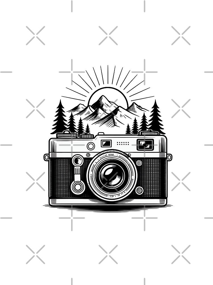 Hiking Hiker Mountain Cameras Photo by MooonTees