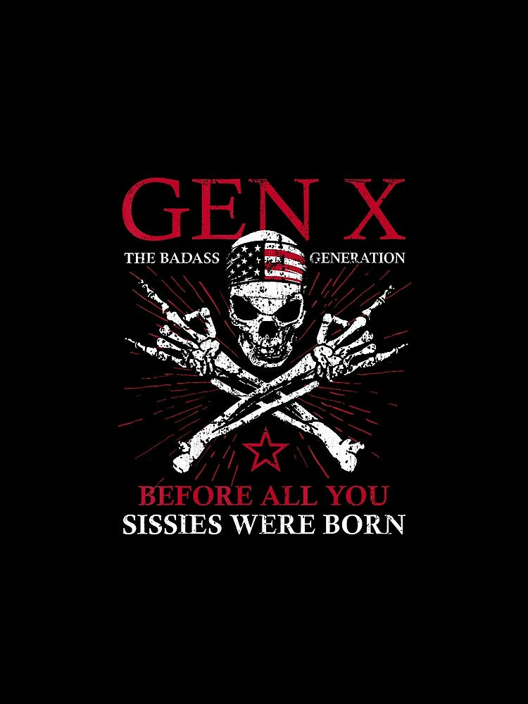 X Generation Before All You Sissie Were Born Skull Rock Hand by FernLela