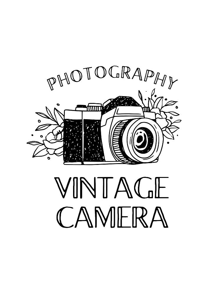 vintage camera by padeddesignart