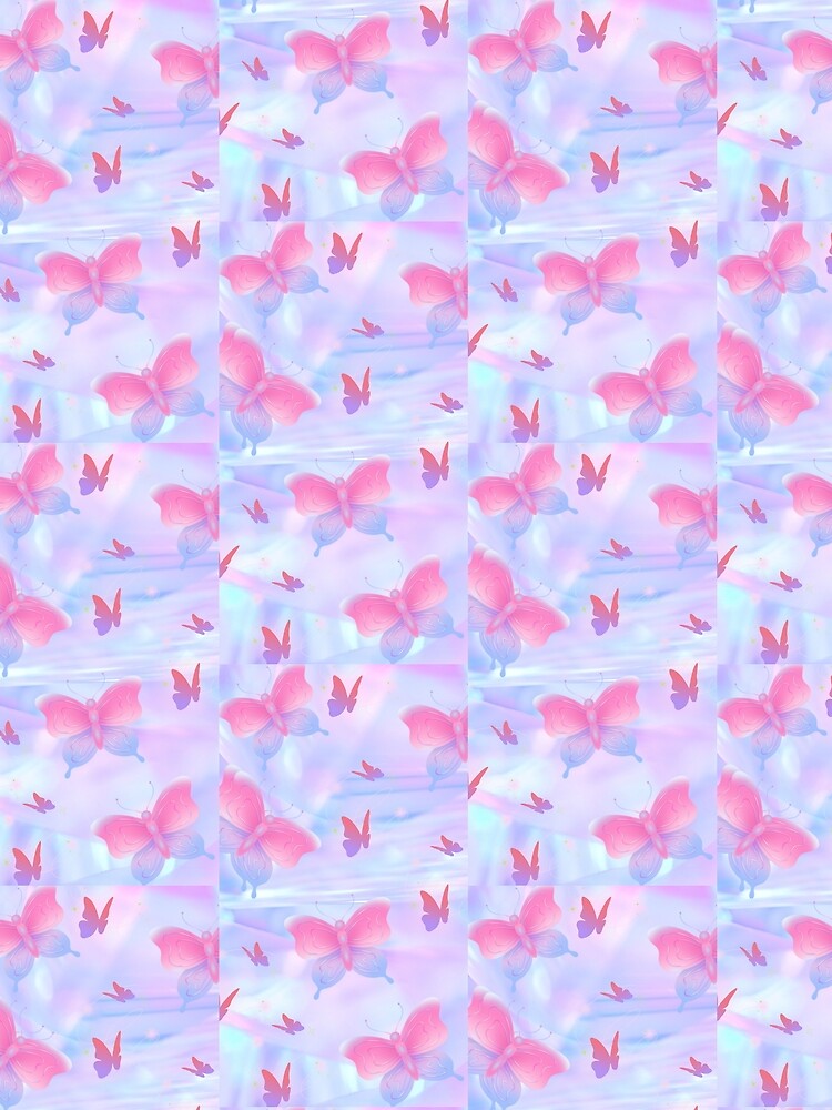 Pastel Butterfly Dreamy Aesthetic Wallpaper by PixelVibe Art