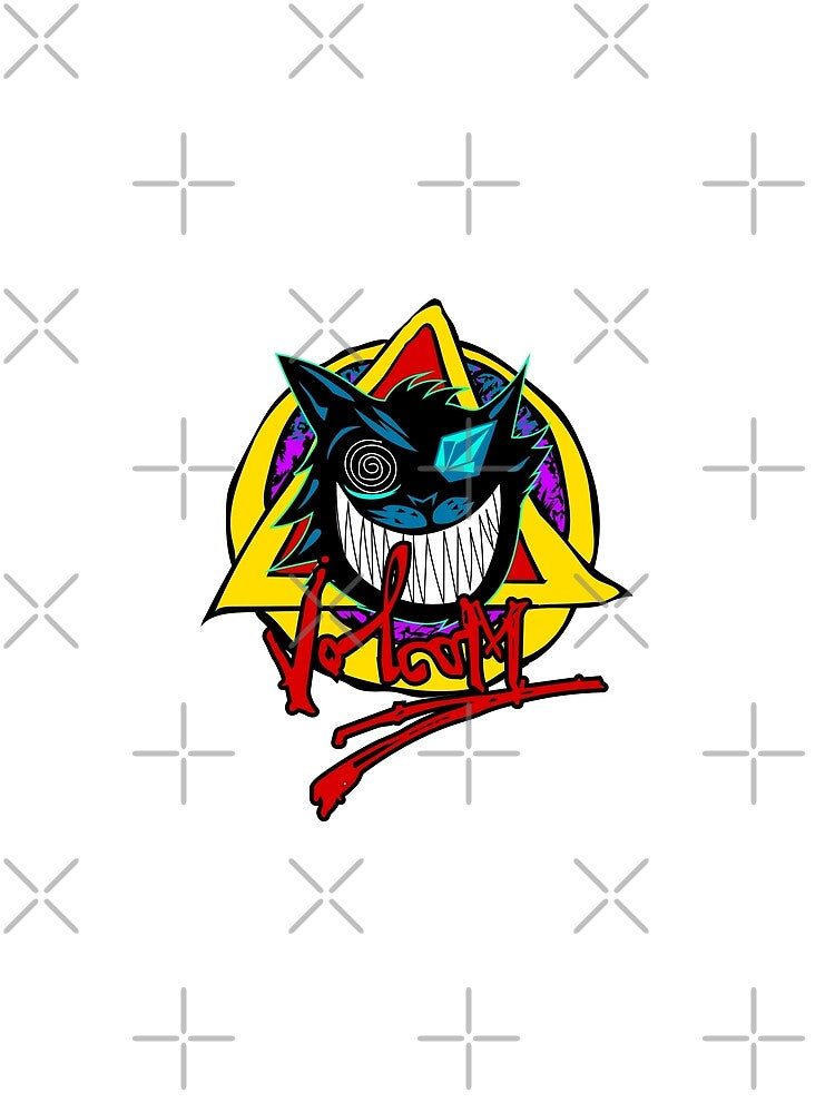 Rare Volcom vintage sketchy cat parody by Paintbase