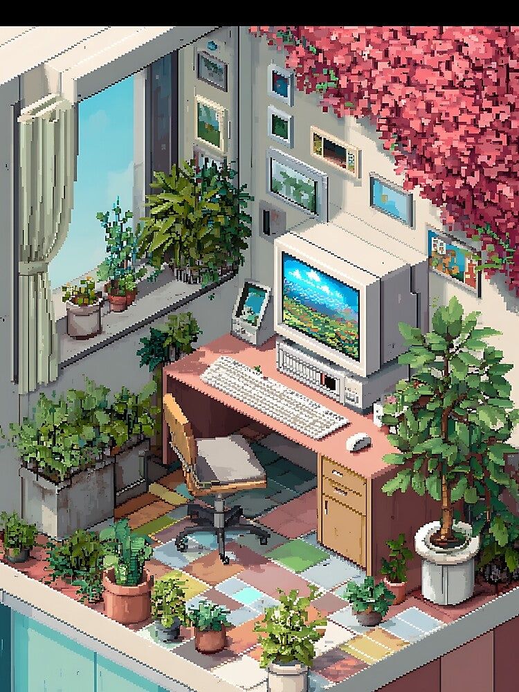 Retro Isometric Pixel Art by bapupa