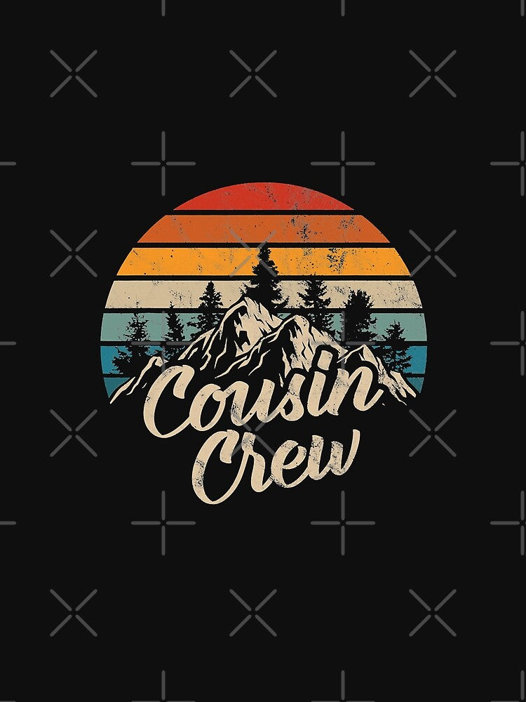 Cousin Crew Camping Outdoor Sunset Summer Camp by MatthewBateman