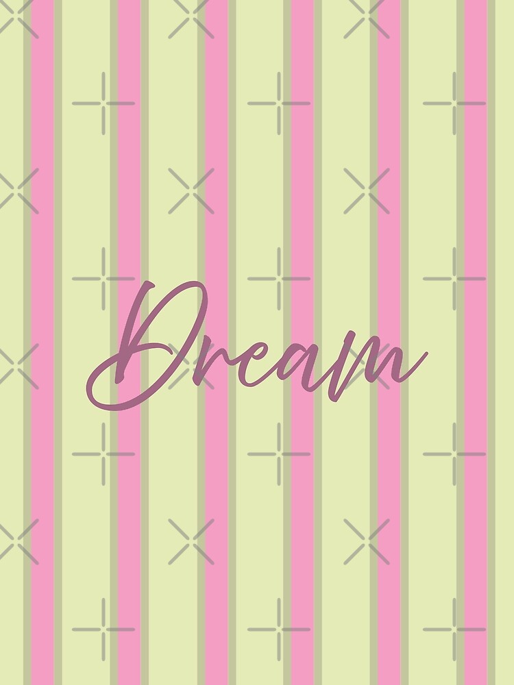 Dream – Blush & Sage Pastel Stripes by yara.lahdo
