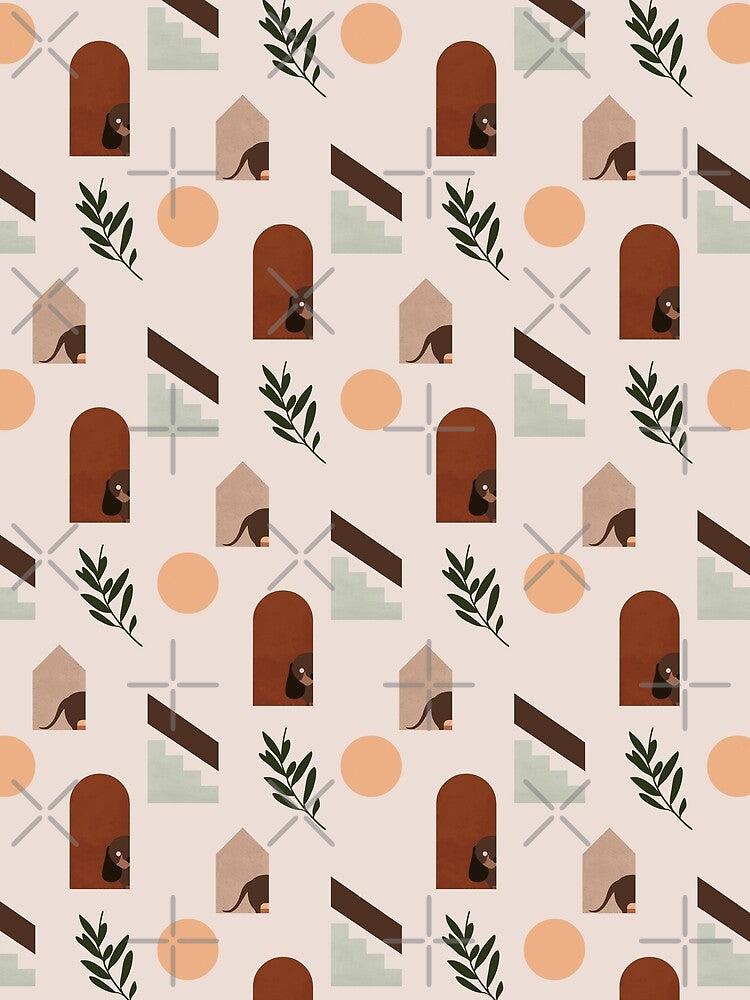 Hide and Seek Dachshund by Huebucket