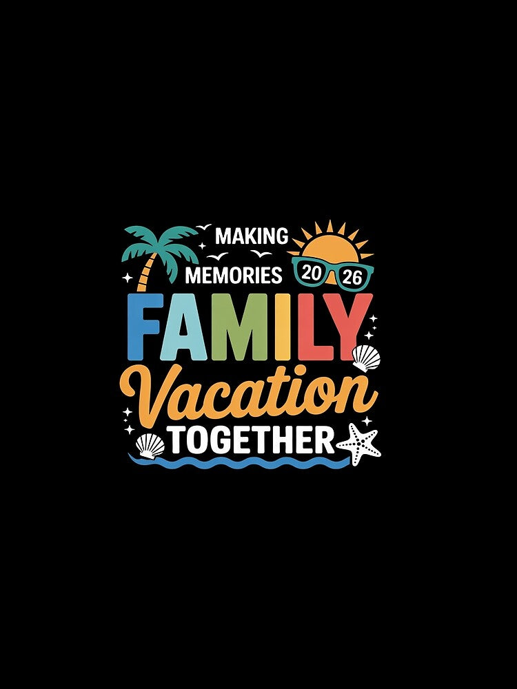 Family Trip 2026 Vacation Summer Matching Making Memories by BlassmausArt
