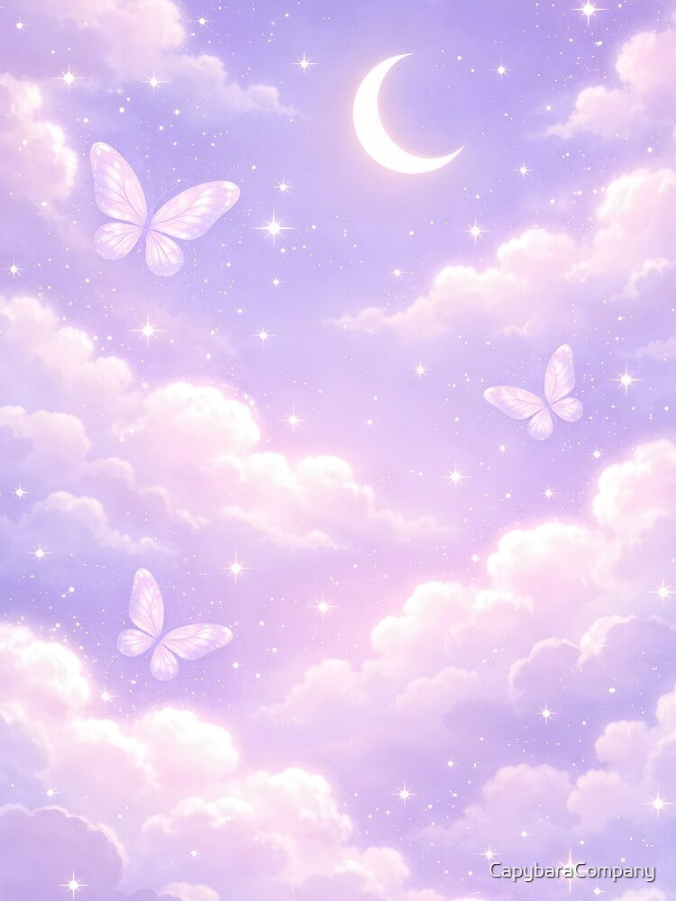 Lavender Dream Sky by CapybaraCompany