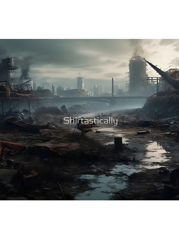 Cyberpunk Cityscape Art by Shirtastically