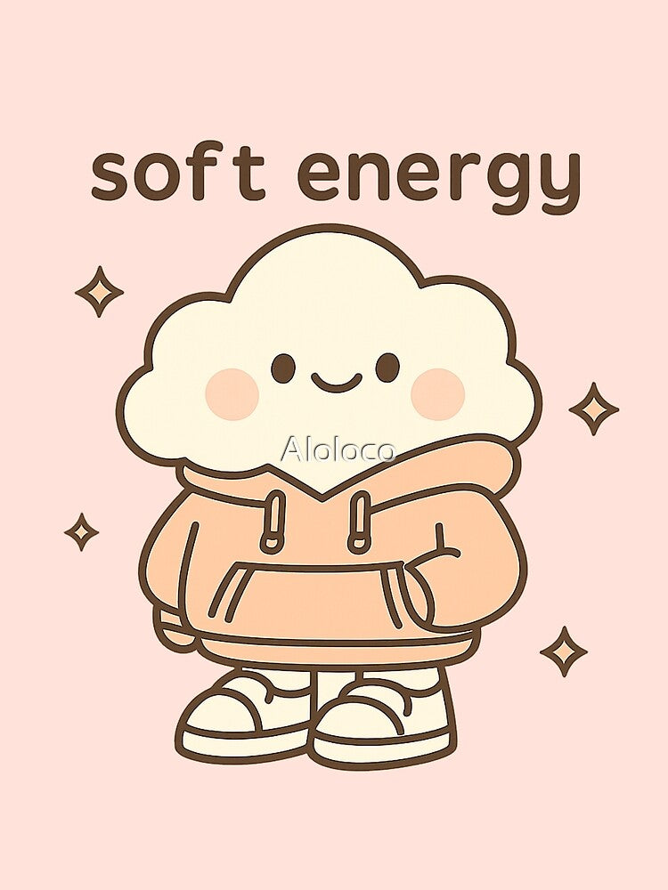 Soft Cloud | Kawaii Pastel Icon Illustration by Aloloco