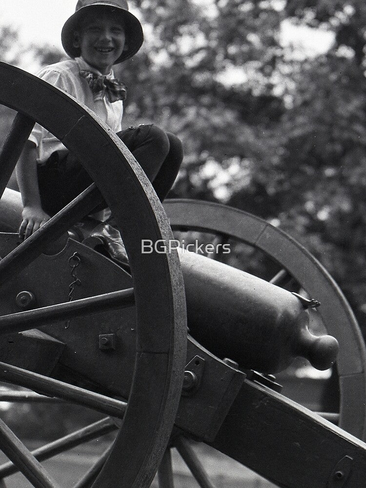 Vintage Boy with Cannon by BGPickers