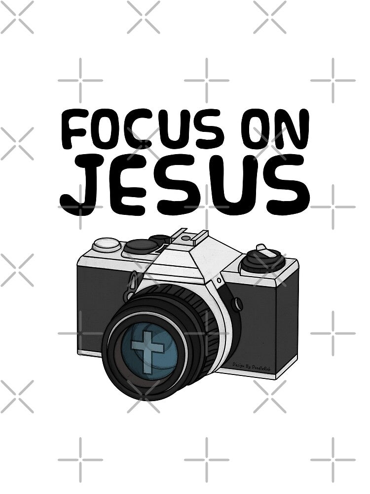 Focus On Jesus, Christian Photographer, Retro Camera Church Photography by doodlerob