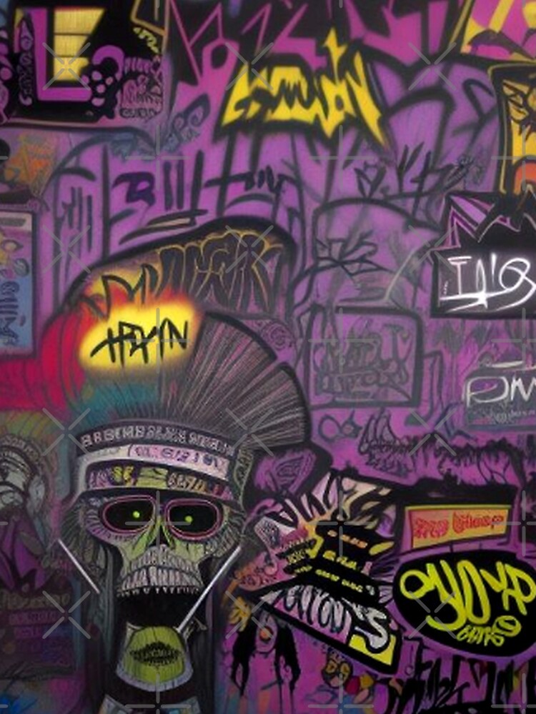 Vintage Abstract Graffiti Art by TheDarkWardrobe