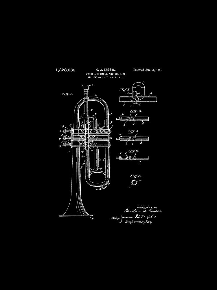 Cornet Patent 1920 White Premium T-Shirt by ebenezercim2