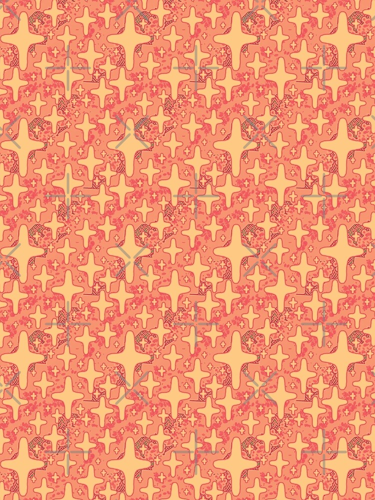 Golden Hour Starburst Pattern – Soft Retro Sunset Design by Bouncing Around Soaps