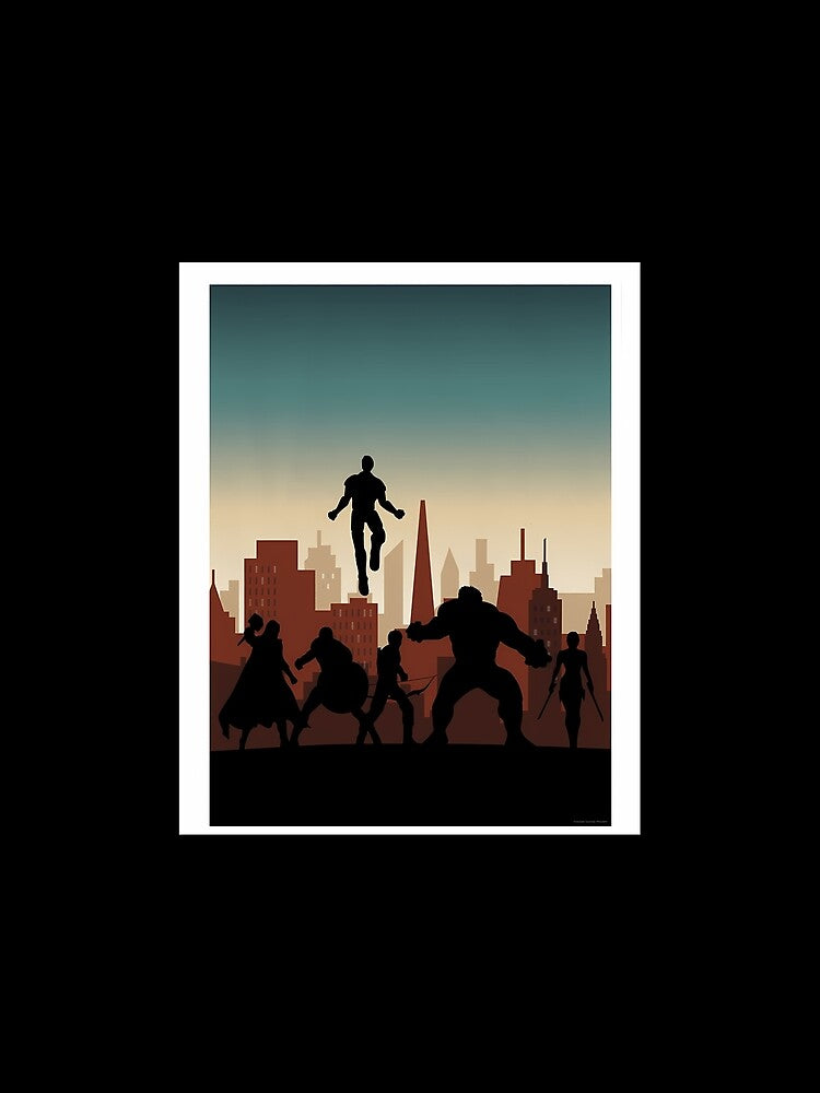 Avengers Minimal Poster by PerryPerales
