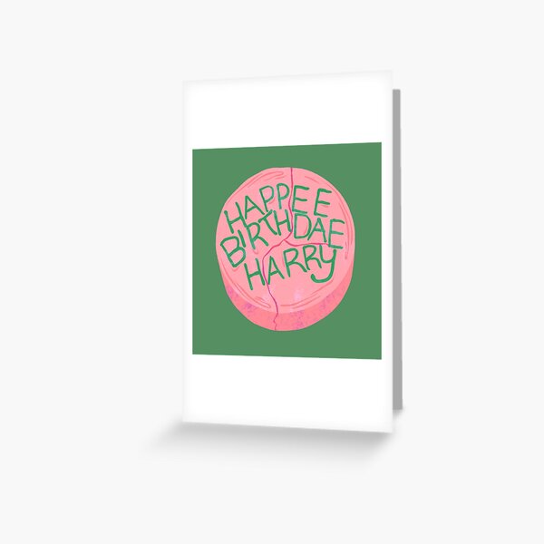 Charming Pink and Green Birthday Cake by Yulia Saraswati