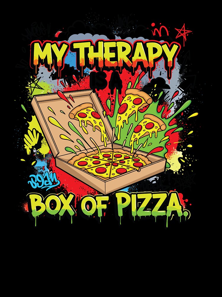 My  Therapy is a Box of Pizza by Suzthewall