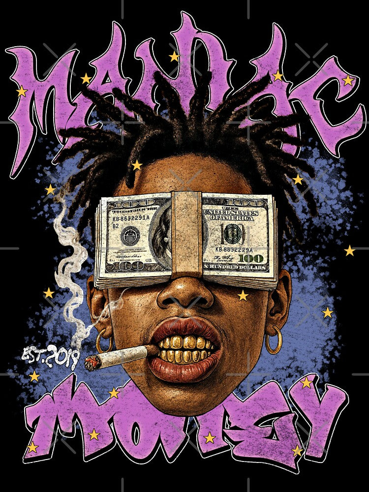 Money, Smoke and Grills by NF Designs Studio DTF