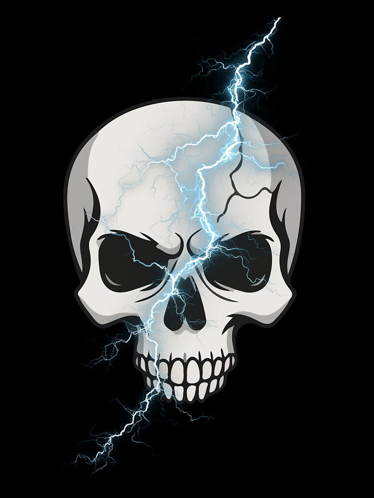 Electric Skull Graphic Design by Sophie's Favorites