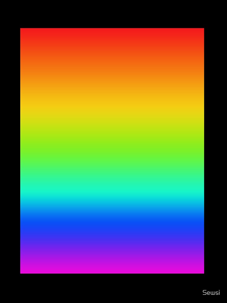 Rainbow Gradient Color by Sewsi