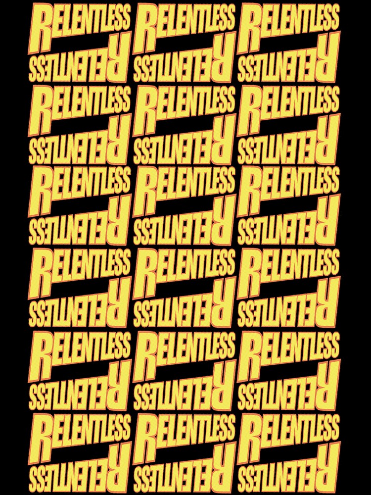Comic Book Logo: Relentless block text by Robertwouldart