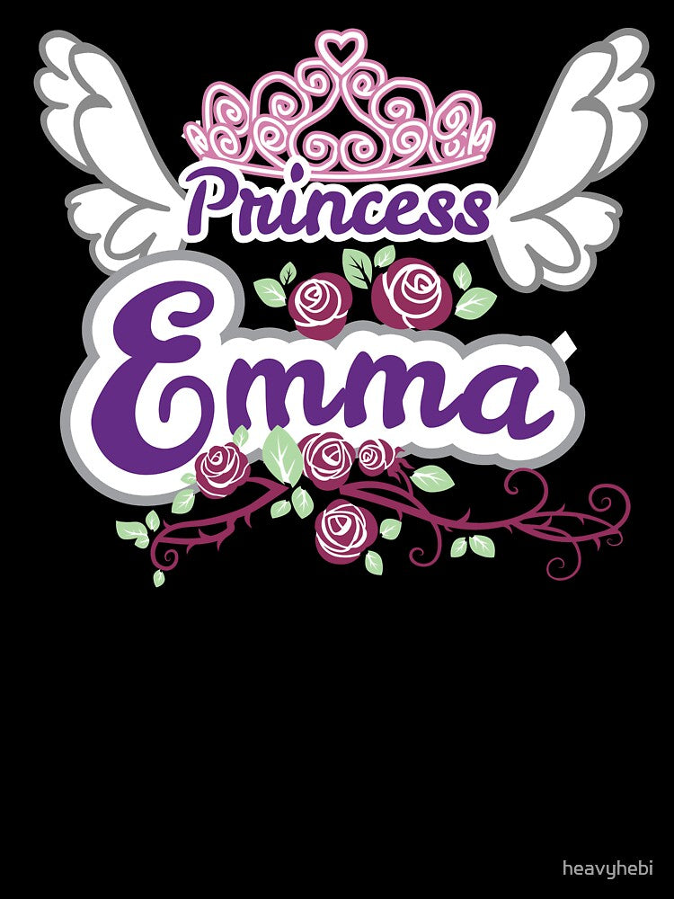Princess Emma - Customized Kids Name, Princess Name, Girls Name Gifts by heavyhebi