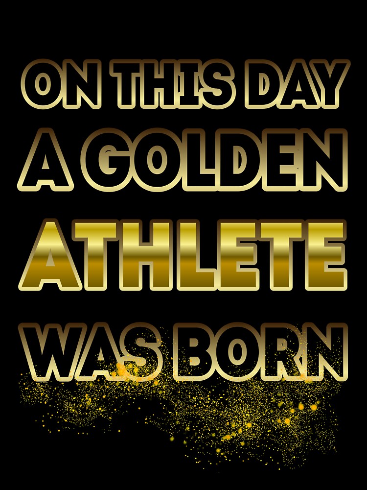 On This Day a Golden Athlete Was Born by Reda678