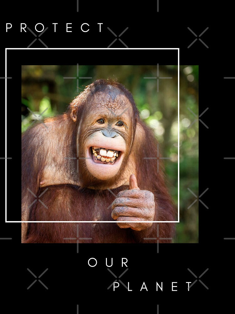 Protect Our Planet Earth Day with an Orangutan by pattykim