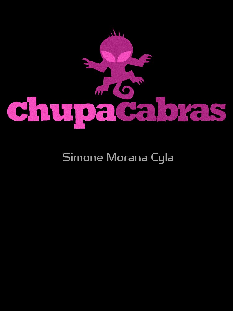 chupacabras - logo pink fucsia by Simone Morana Cyla