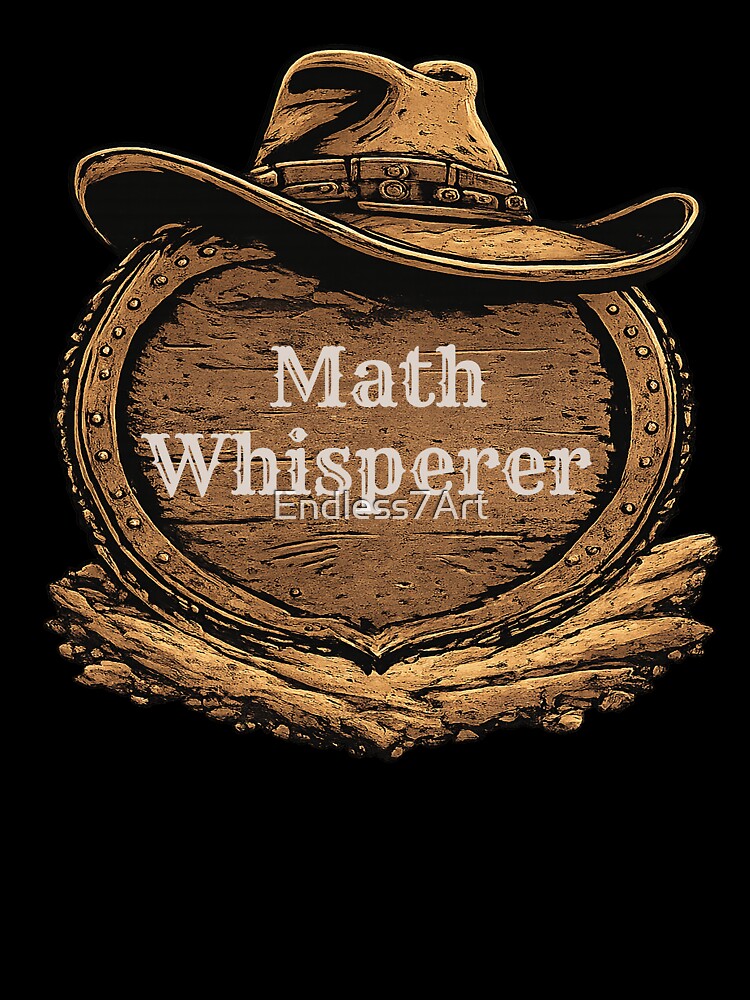 Western Math Whisperer - Funny Math Gift by Endless7Art