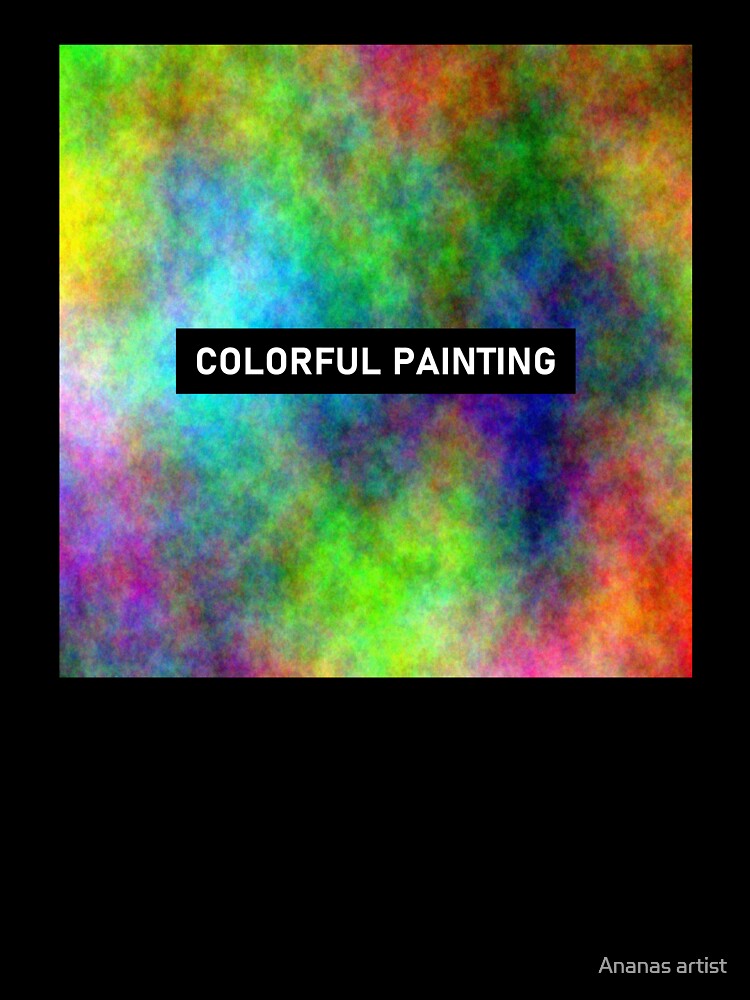 colorful expression design painting by Ananas artist